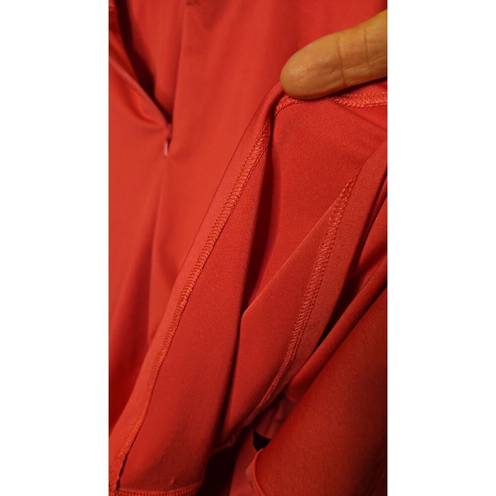 Black Halo Jackie O Swing Dress Red Pop Small NWT | Draped Jersey Fit & Flare - Picture 5 of 6